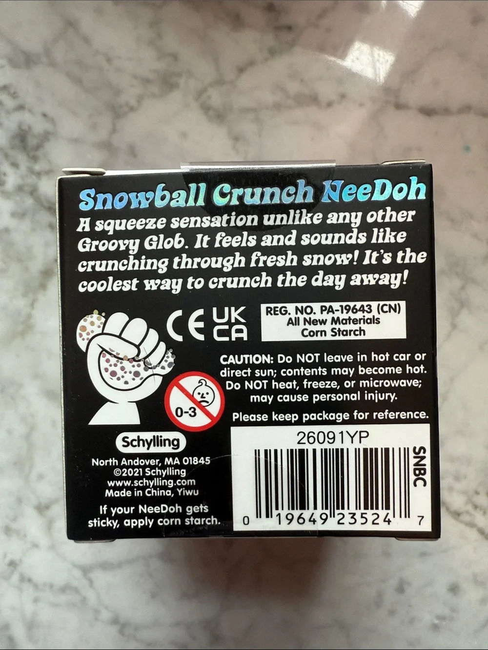 Schylling SnowBall NeeDoh Crunchy Kids Toy $35 each-2/$60